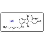 Pomalidomide-NH-PEG1-amine hydrochloride pictures