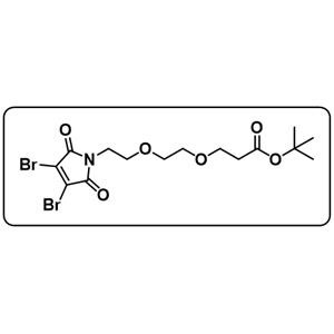 3,4-Dibromo-Mal-PEG2-Boc