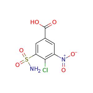 4-chloro-3-nitro-5-sulphamoylbenzoic acid