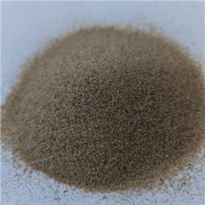 Low gas evolution resin spherical coated sand