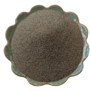 Low gas evolution resin spherical coated sand