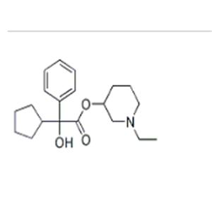 N-Ethyl-3-piperidyl phenylcyclopentylglycolate