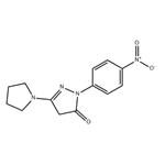 1-(4-Nitrophenyl)-3-pyrrolidino-2-pyrazolin-5-one pictures