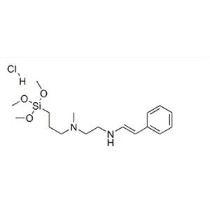 3-(N-Styrylmethyl-2-aminoethylamino)-propyltrimethoxysilane hydrochloride