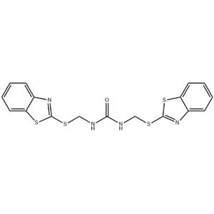 1,3-BIS[(2-BENZOTHIAZOYLMERCAPTO)METHYL]UREA