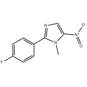 1-Methyl-2-(4-fluorophenyl)-5-nitro-1H-imidazole