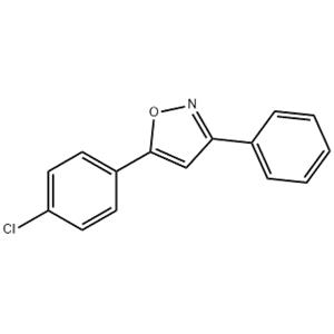 Isoxazole, 5-(4-chlorophenyl)-3-phenyl-