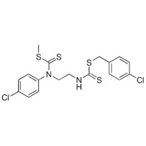 1-[(4-chlorophenyl)methylsulfanyl]-N-[2-[(4-chlorophenyl)methylsulfany lcarbothioylamino]ethyl]methanethioamide