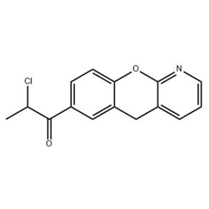 7-(2-chloropropanoyl)-5H-[1]benzopyrano[2,3-b]pyridine