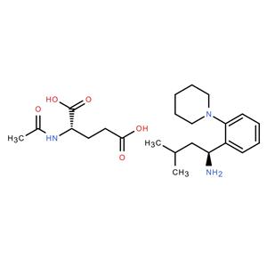 (S,S')-3-Methyl-1-(2-piperidinophenyl) butylamine N-Acetyl-glutamate salt