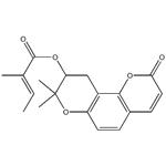 2-Methyl-2-butenoic acid 9,10-dihydro-8,8-dimethyl-2-oxo-2H,8H-benzo[1,2-b:3,4-b']dipyran-9-yl ester pictures