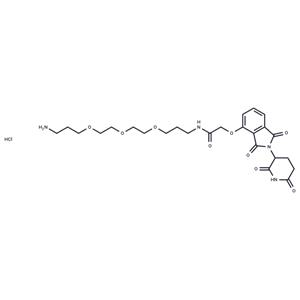 Thalidomide 4'-oxyacetamide-alkylC1-PEG3-alkylC3-amine