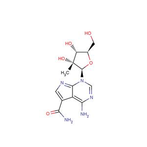 4-Amino-1-(2-b-C-methyl-b-D-ribofuranosyl)-7H-pyrrolo[2.3-d]pyrimidine-5-carboxamide