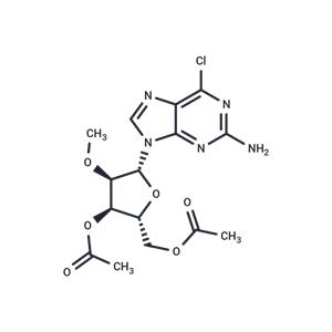 3',5'-Di-O-acetyl-2'-O-methyl-6-chloro-2-aminopurine riboside