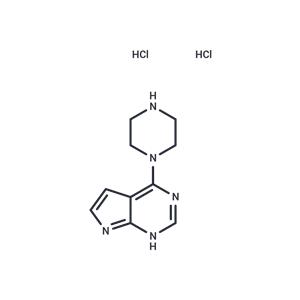 1-{1H-pyrrolo[2,3-d]pyrimidin-4-yl}piperazine 2HCl