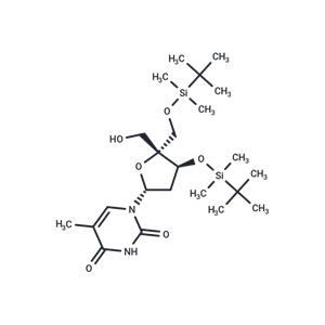 3’,5’-Bis(O-t-butyldimethylsilyl)-4’-C-hydroxymethyl thymidine