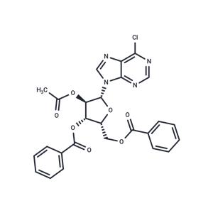 6-chloro-purine-9-b-D-(2-O-acetyl-3,5-di-O-benzoyl)xylo-furanoside