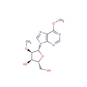 6-Mthoxy-9-beta-D-(2-O-methyl-ribofuranosyl)purine