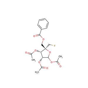 5-O-Benzoyl-1,2,3-tri-O-acetyl-4-C-fluoromethyl-D-ribofuranose