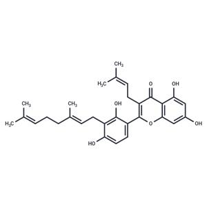 3'-Geranyl-3-prenyl-2',4',5,7-tetrahydroxyflavone