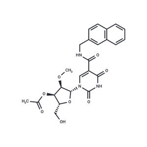 5-Naphthyl-b-methylaminocarbony-3’-O-acetyl-2’-O-methyluridine