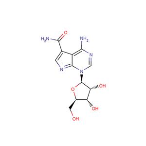 4-Amino-1-(b-D-ribofuranosyl)-7H-pyrrolo[2.3-d]pyrimidine-5-carboxamide