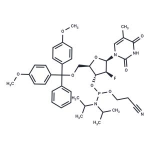 1-(2'-Deoxy-5'-O-DMT-2'-fluoro-b-D-arabinofuranosyl)thymine 3'-CE phosphoramidite