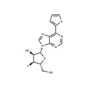 6-(Furan-2-yl)purine-beta-D-(3’-deoxy-3’-fluoro)riboside