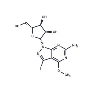 6-Amino-3-iodo-4-methoxy-1-(b-D-ribofuranosyl)-1H-pyrazolo[3,4-d]pyrimidine