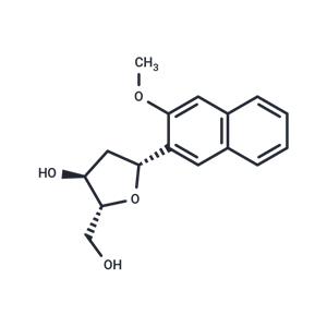 1-b-D-(3-Methoxy naphthalen-2-yl)-2’-deoxyriboside; 1,4-Anhydro-2-deoxy-1-C-(3-methoxy)-naphthalenyl)-D-erythro-pentitol