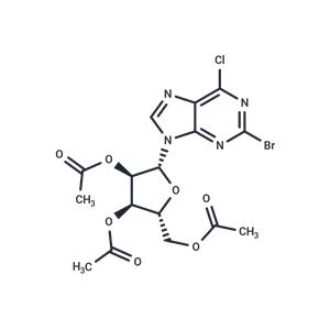 6-Chloro-2-bromo-9-(2,3,5-tri-O-acetyl)-beta-D-ribofuranosyl-9H-purine