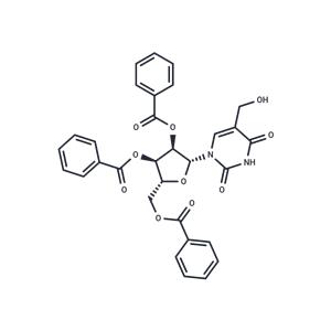 2’,3’,5’-Tri-O-benzoyl-5-hydroxymethyluridine