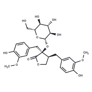 Nortrachelogenin-8'-O-beta-glucoside