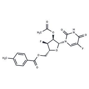 2’-O-Acetyl-5’-O-(p-toluoyl)-3’-deoxy-3’-fluoro-5-fluorouridine