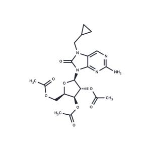 [(2R,3S,4R,5R)-3,4-diacetyloxy-5-[2-amino-7-(cyclopropylmethyl)-8-oxopurin-9-yl]oxolan-2-yl]methyl acetate