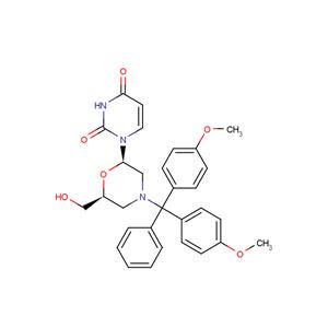 7’-OH-N-DMTr morpholino uracil