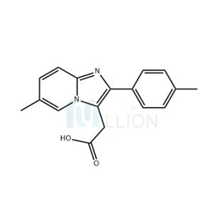 6-Methyl-2-(4-methylphenyl)imidazol[1,2-a]-pyridine-3-acetic acid