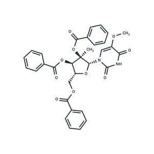 2’,3’,5’-Tri-O-benzoyl-2’-C-methyl-5-methoxyuridine