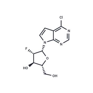 6-Chloro-7-deazapurine-2F-β-D-arabinofuranose