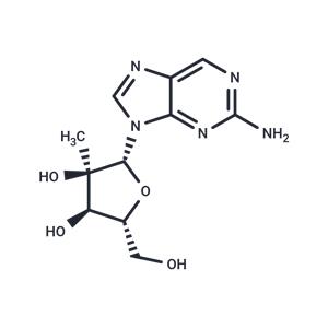 2-Amino-9-(2-C-methyl-β-D-ribofuranosyl)-9H-purine