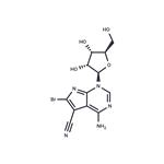 4-Amino-6-bromo-5-cyano-1-(beta-D-ribofuranosyl)-7H-pyrrolo[2.3-d]pyrimidine pictures