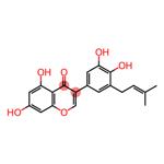 5'-(3-Methyl-2-butenyl)-3',4',5,7-tetrahydroxyisoflavone pictures