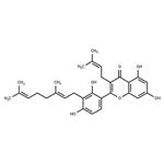 3'-Geranyl-3-prenyl-2',4',5,7-tetrahydroxyflavone pictures