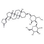 Periplogenin 3-[O-β-glucopyranosyl-(1→4)-β-sarmentopyranoside] pictures