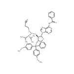 DMTr-TNA-A(Bz)-amidite; 1-{2’-O-[(2-Cyanoethoxy)(diisopropyl amino)phosphino]-3’-O-[(4,4’-dimethoxytriphenyl)methyl]-a-L-threofuranosyl}-N6-benzoyladenine pictures