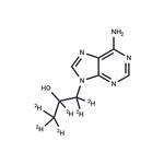 9-(2-hydroxypropyl)adenine-d6 pictures