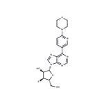 9-(3-Deoxy-3-fluoro-β-D-ribofuranosyl)-6-[6-(4-morpholinyl)pyridin-3-yl]purine pictures