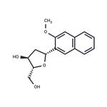 1-b-D-(3-Methoxy naphthalen-2-yl)-2’-deoxyriboside; 1,4-Anhydro-2-deoxy-1-C-(3-methoxy)-naphthalenyl)-D-erythro-pentitol pictures