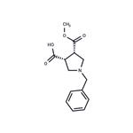 cis-1-Benzyl-4-(methoxycarbonyl)pyrrolidine-3-carboxylic acid pictures