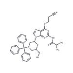 N2-Isobutyryl-O6-cyanoethyl-7’-OH-N-trityl-morpholino guanine pictures